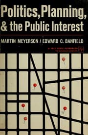 Tapa de Politics, planning, and the public interest