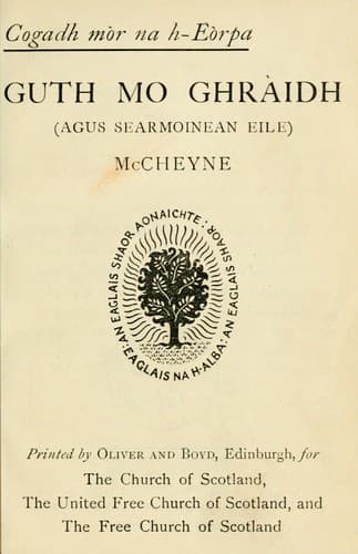 Tapa de Guth mo ghrdh (agus searmoinean eile)
