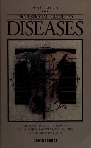 Tapa de Professional guide to diseases