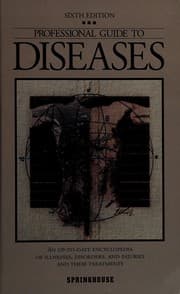Tapa de Professional guide to diseases