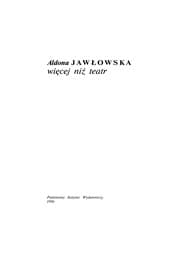 Tapa de Więcej niż teatr