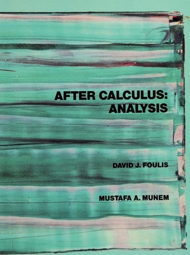 Tapa de After calculus--analysis