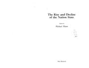 Tapa de The Rise and decline of the nation state