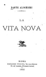 Tapa de La vita nova