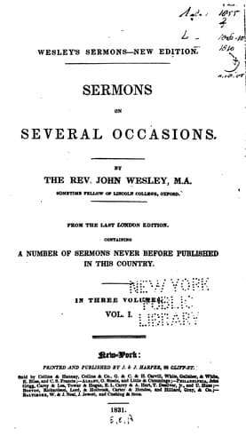Tapa de Sermons on Several Occasions