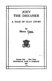 Tapa de Joey the Dreamer: A Tale of Clay Court
