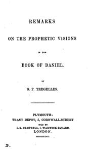 Tapa de Remarks on the Prophetic Visions in the Book of Daniel