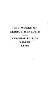 Tapa de The Works of George Meredith