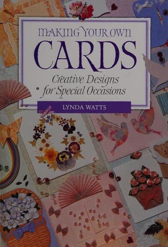 Tapa de Making your own cards