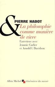 Tapa de La philosophie comme manière de vivre