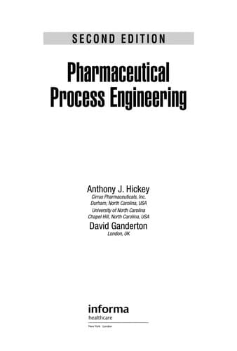 Tapa de Pharmaceutical process engineering