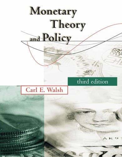 Tapa de Monetary theory and policy