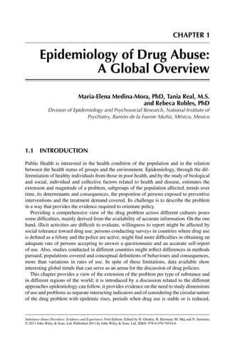 Tapa de Substance abuse disorders