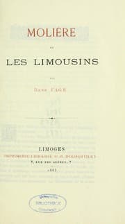 Tapa de Molière et les Limousins