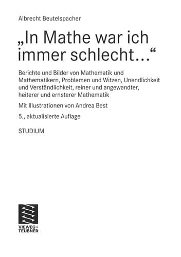 Tapa de In mathe war ich immer schlecht