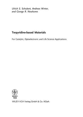 Tapa de Terpyridine-based materials