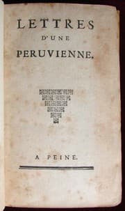 Tapa de Lettres d'une Péruvienne
