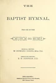 Tapa de The Baptist hymnal