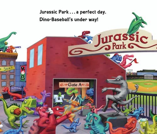 Tapa de Dino-Baseball