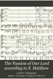 Tapa de The Passion of Our Lord, according to St. Matthew