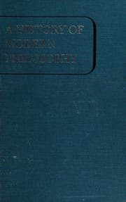 Tapa de A history of modern philosophy