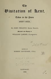 Tapa de The visitation of Kent