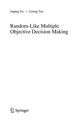 Tapa de Random-Like Multiple Objective Decision Making