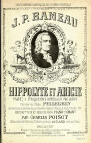 Tapa de Hippolyte et Aricie