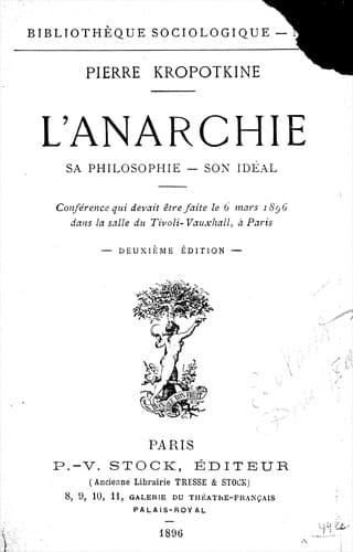 Tapa de L'Anarchie