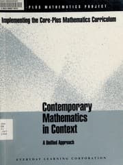 Tapa de Contemporary mathematics in context