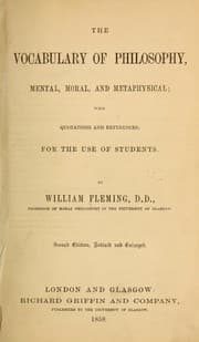 Tapa de The vocabulary of philosophy, mental, moral, and metaphysical ...