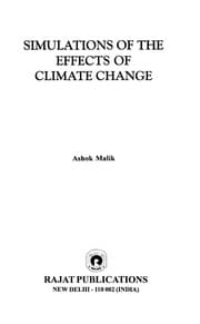 Tapa de Simulations of the effects of climate change
