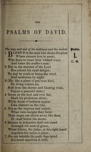 Tapa de The Psalms of David