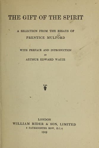 Tapa de The gift of the spirit
