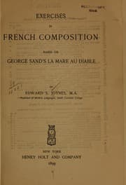 Tapa de Exercises in French composition