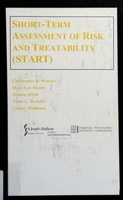 Tapa de Short-term assessment of risk and treatability (START)