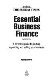 Tapa de Essential business finance