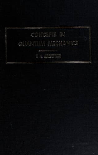 Tapa de Concepts in quantum mechanics