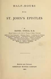 Tapa de Half-hours with St. John's epistles