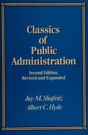 Tapa de Classics of public administration