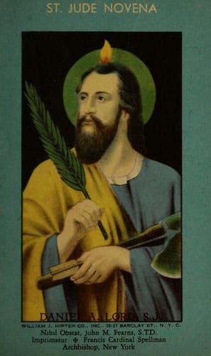 Tapa de St. Jude novena