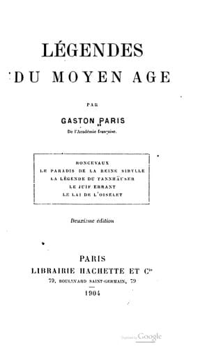 Tapa de Légendes du Moyen Âge