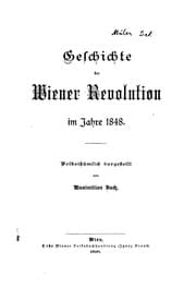 Tapa de Geschichte der Wiener revolution im Jahre 1848