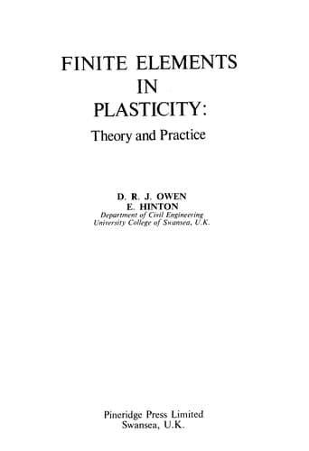 Tapa de Recent advances in numerical methods in fluids