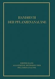 Tapa de Allgemeine Methoden der Pflanzenanalyse