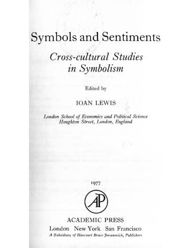 Tapa de Symbols and Sentiments