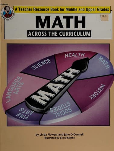Tapa de Math Across the Curriculum