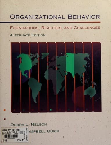 Tapa de Organizational behavior