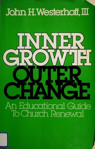 Tapa de Inner growth, outer change