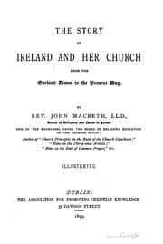 Tapa de The story of Ireland and her church from the earliest times to the present day